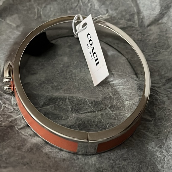 Coach Signature Push Hinged Bangle - Picture 7 of 7